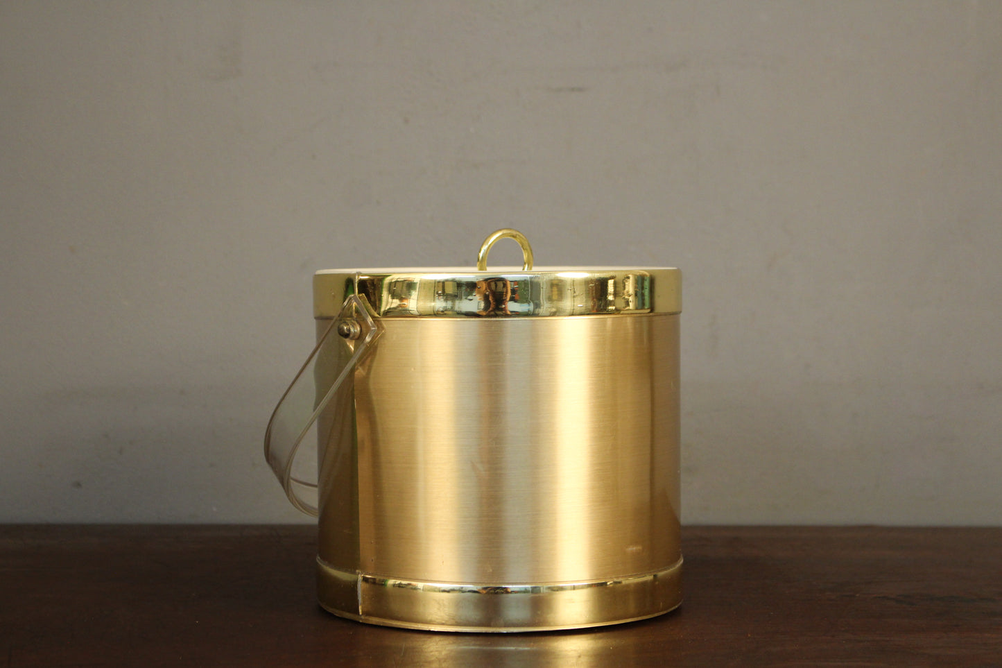 Gold & Acrylic Ice Bucket