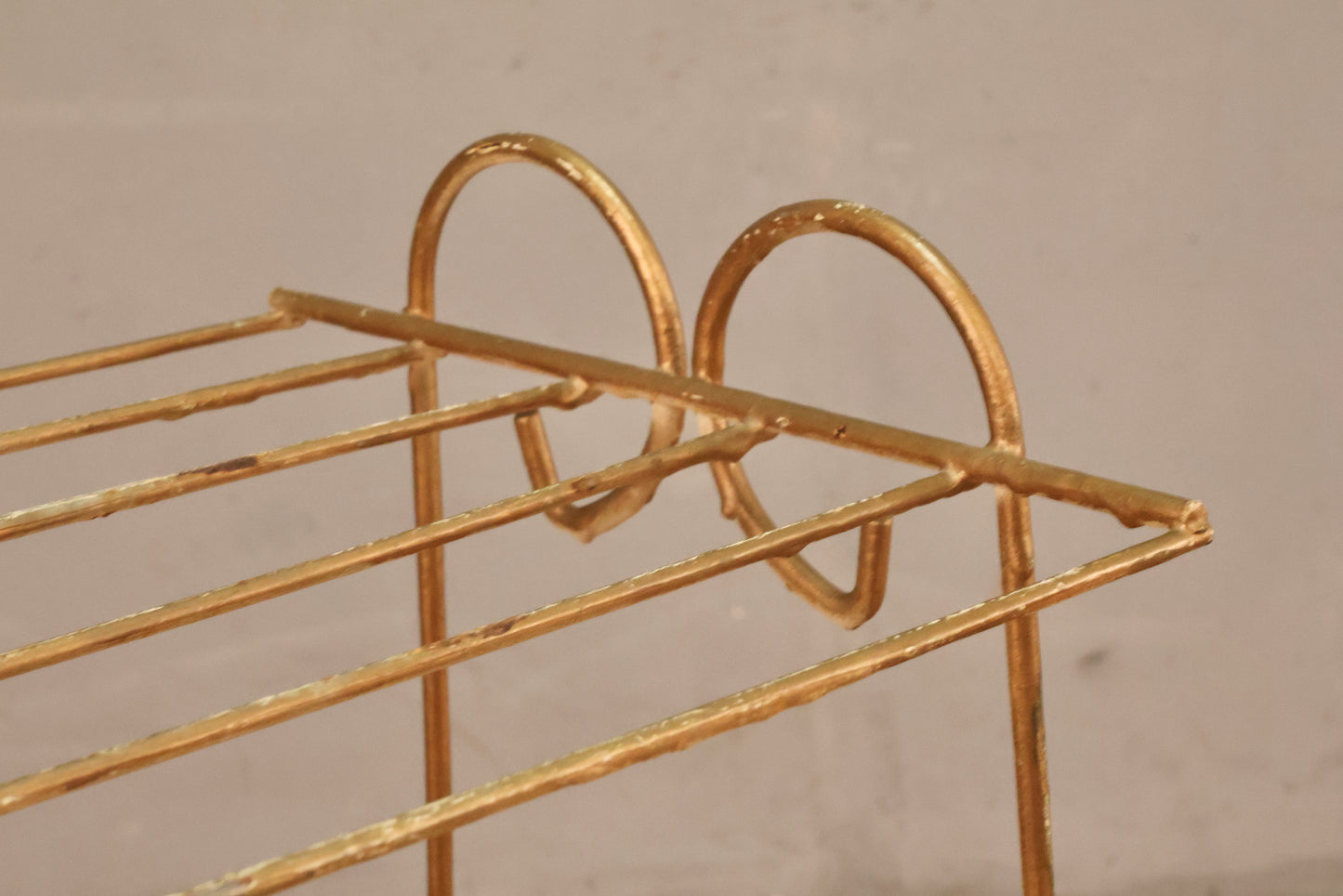 Small Gold Wire Shelf