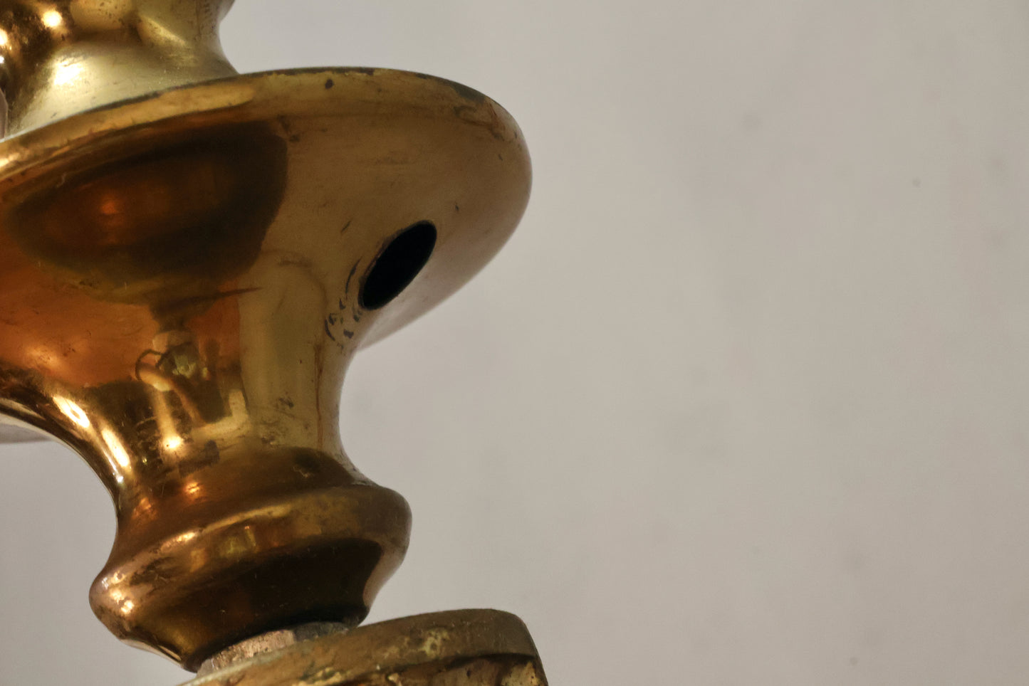 Moroccan Perforated Brass Swag Lamp