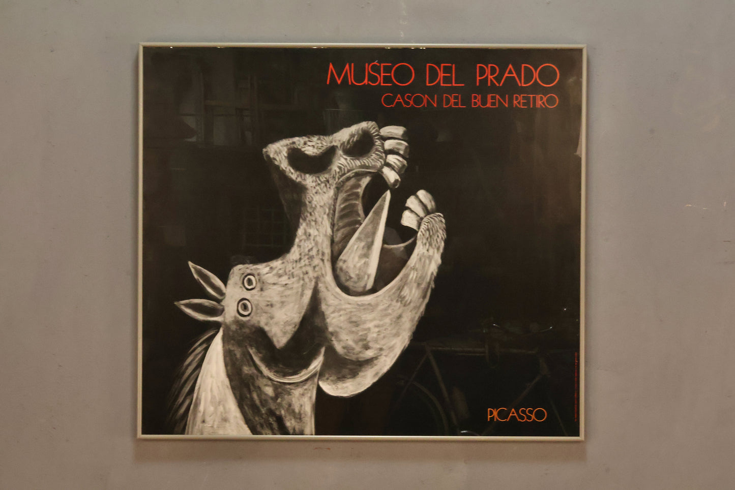 "Horse's Head" 1980s Museo Nacional del Prado Print