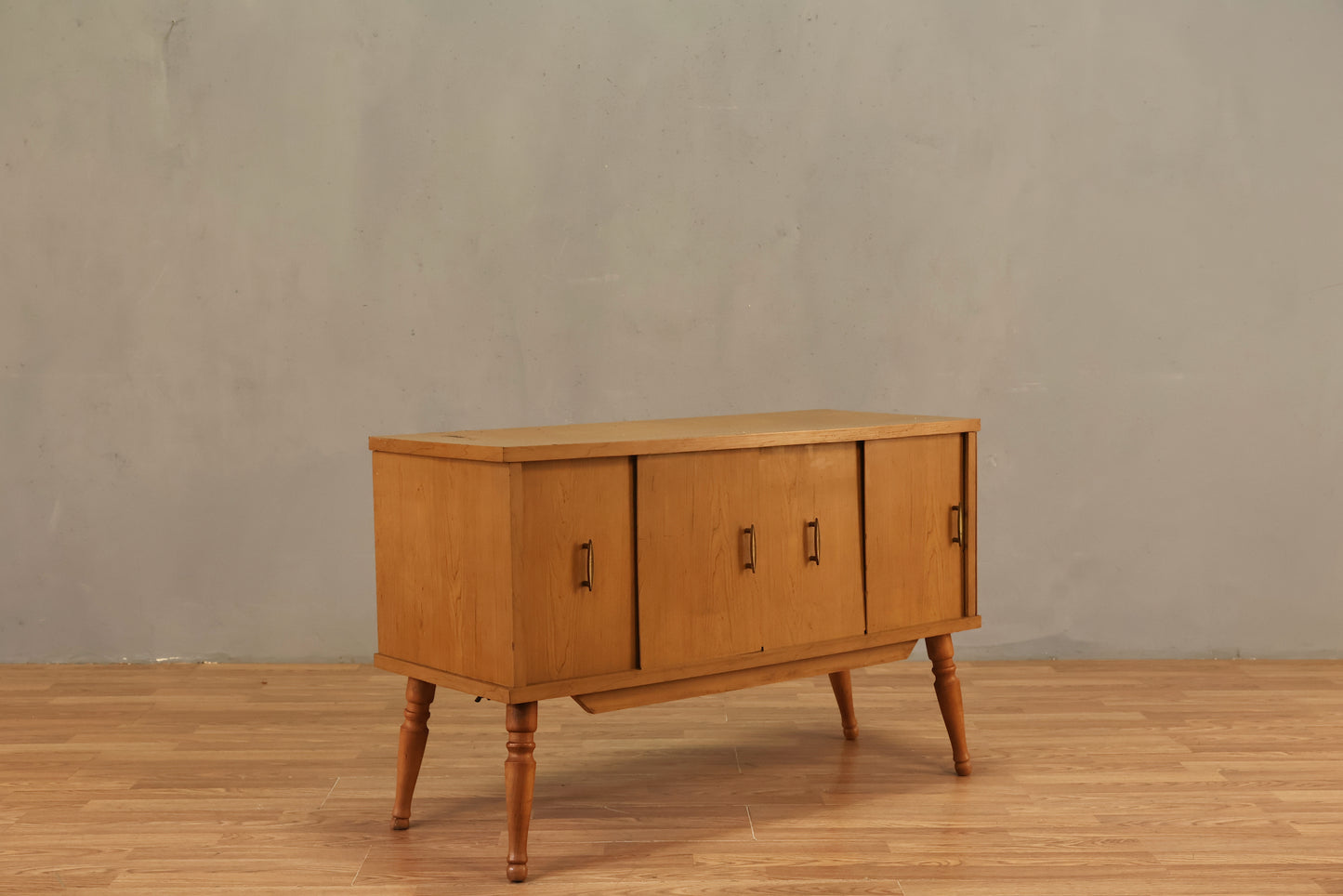 Sable Laminate Sliding-Door Record Cabinet