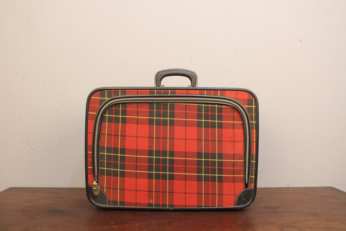 Scotch Plaid Overnight Suitcase