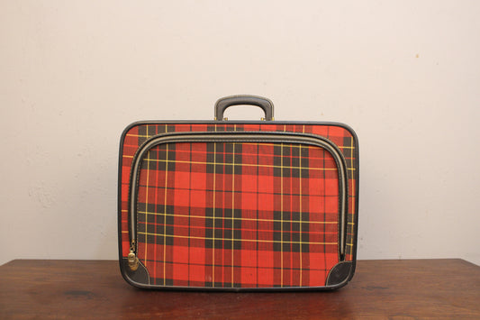Scotch Plaid Overnight Suitcase