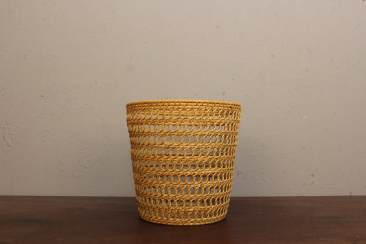 Rattan Wastebasket