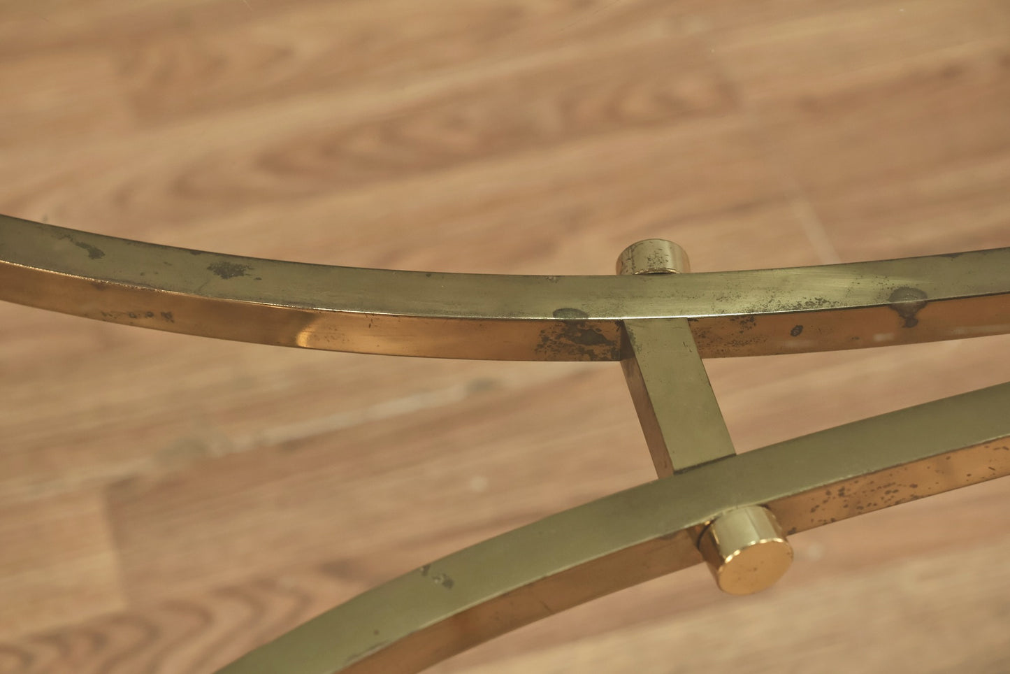 Boomerang Glass & Lucite Coffee Table