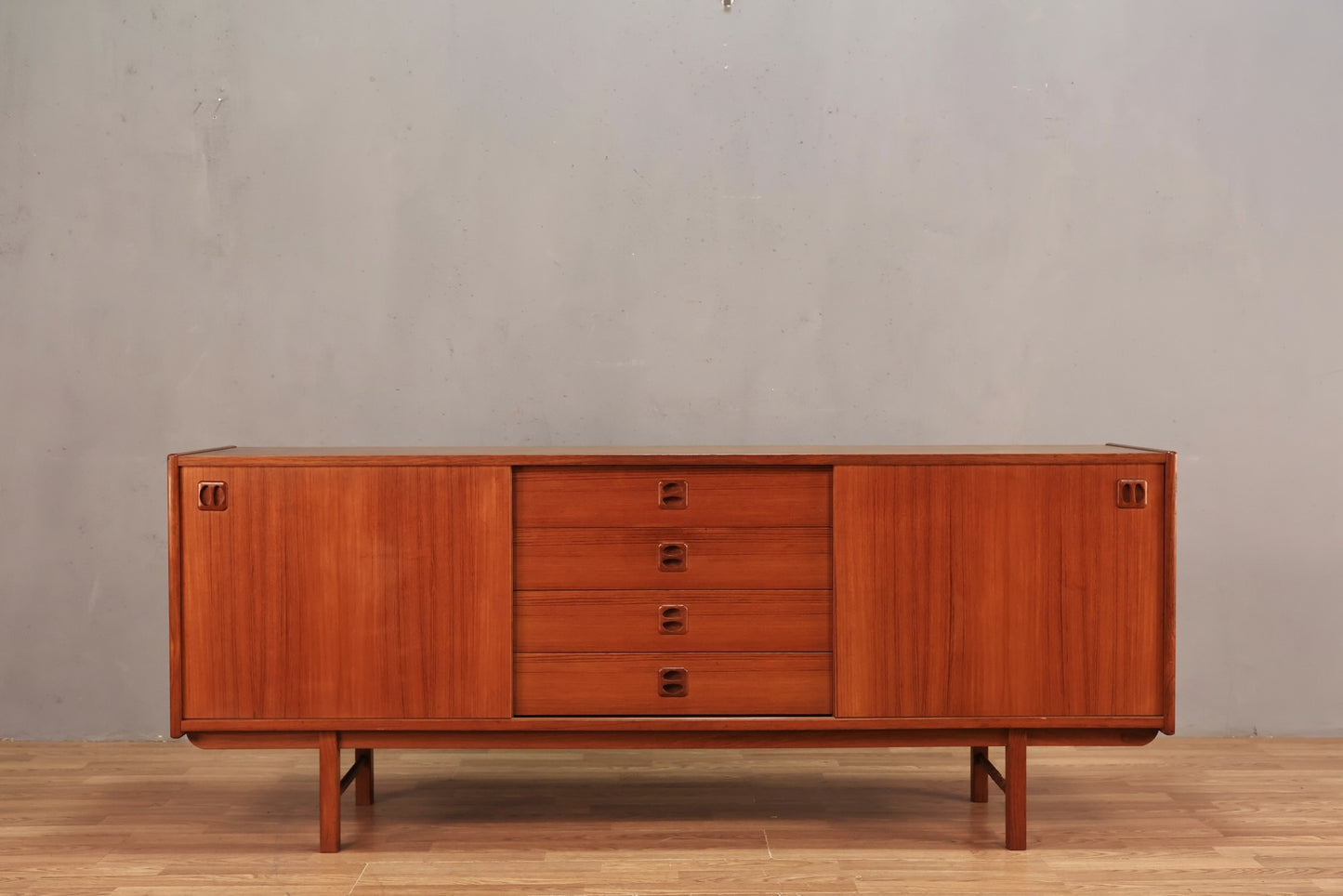 1960s IKEA "Korsør" Teak 4-Drawer Credenza
