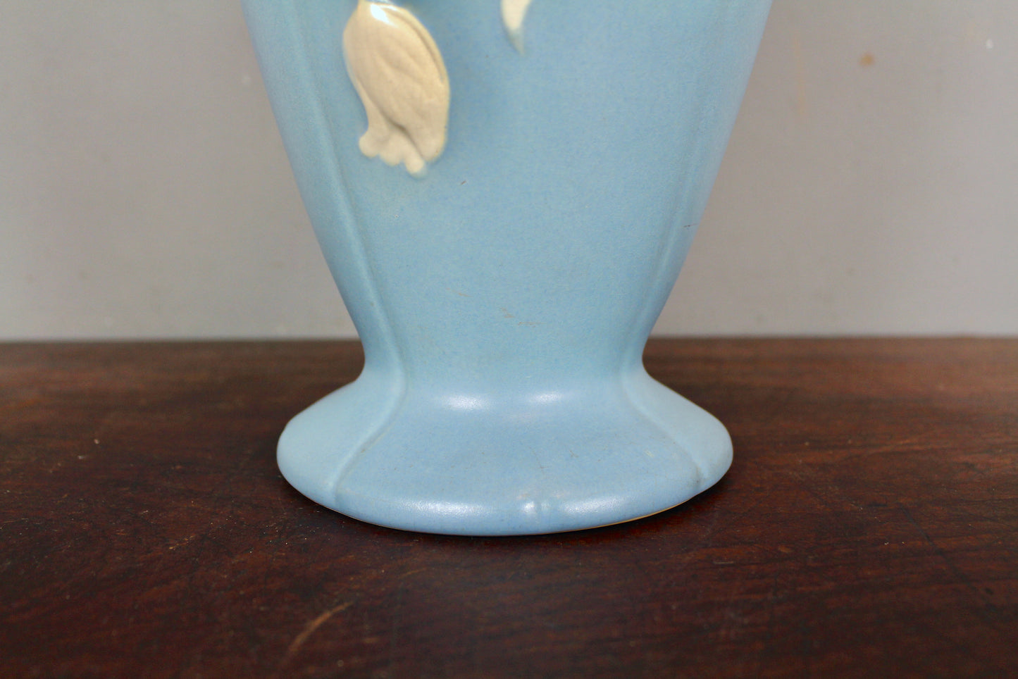 Weller Pottery Blue Floral Vase