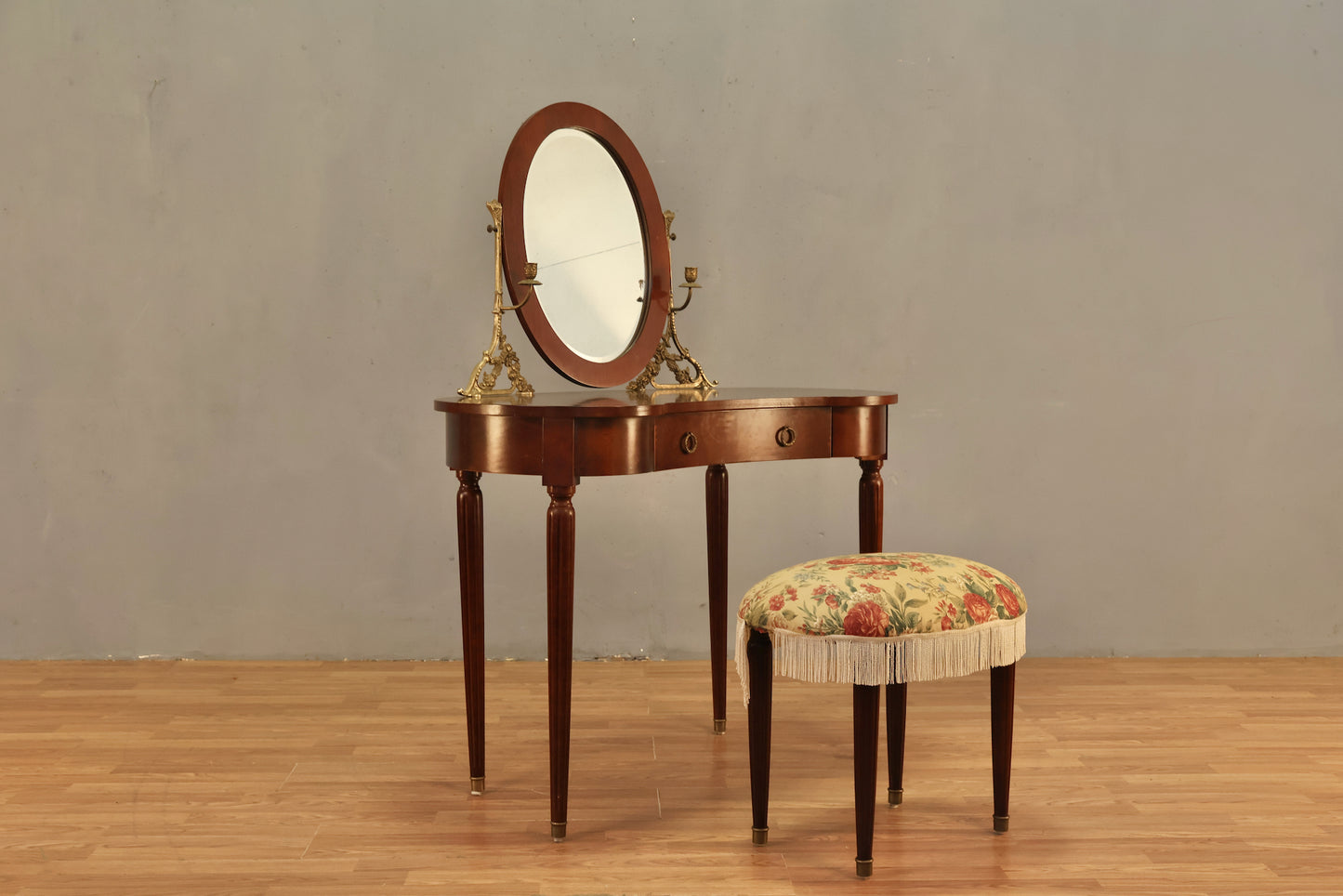 Contemporary Louis XV-Style Vanity Desk