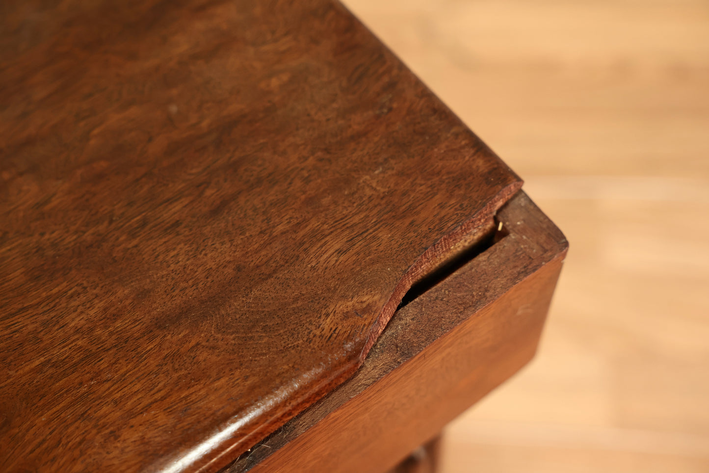Antique Mahogany Bidet Side Table