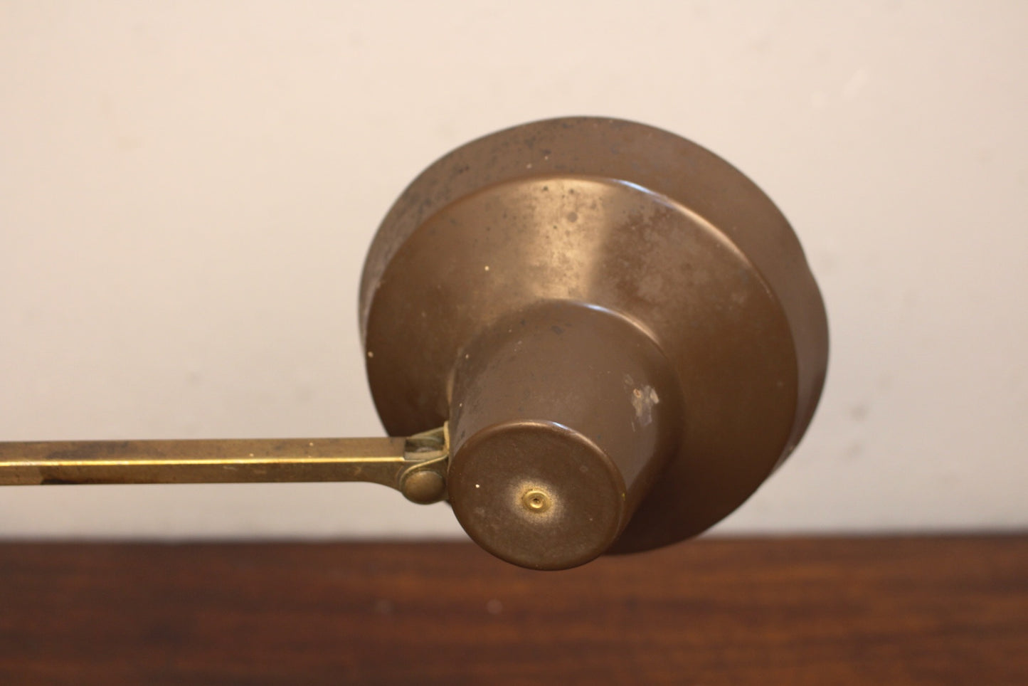 Tensor Wanut & Brass Desk Lamp