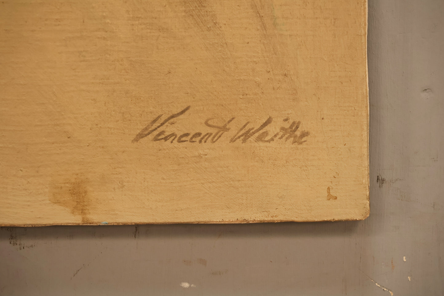 "Woman in Blue" Painting