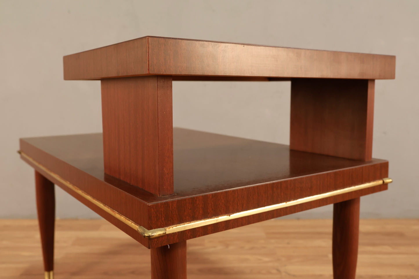 Atomic Crimson Stepback Table