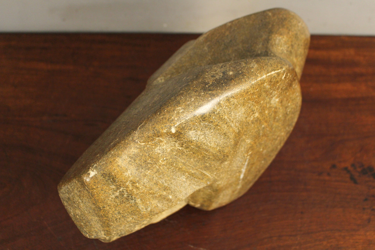 Carved Head Stone Sculpture