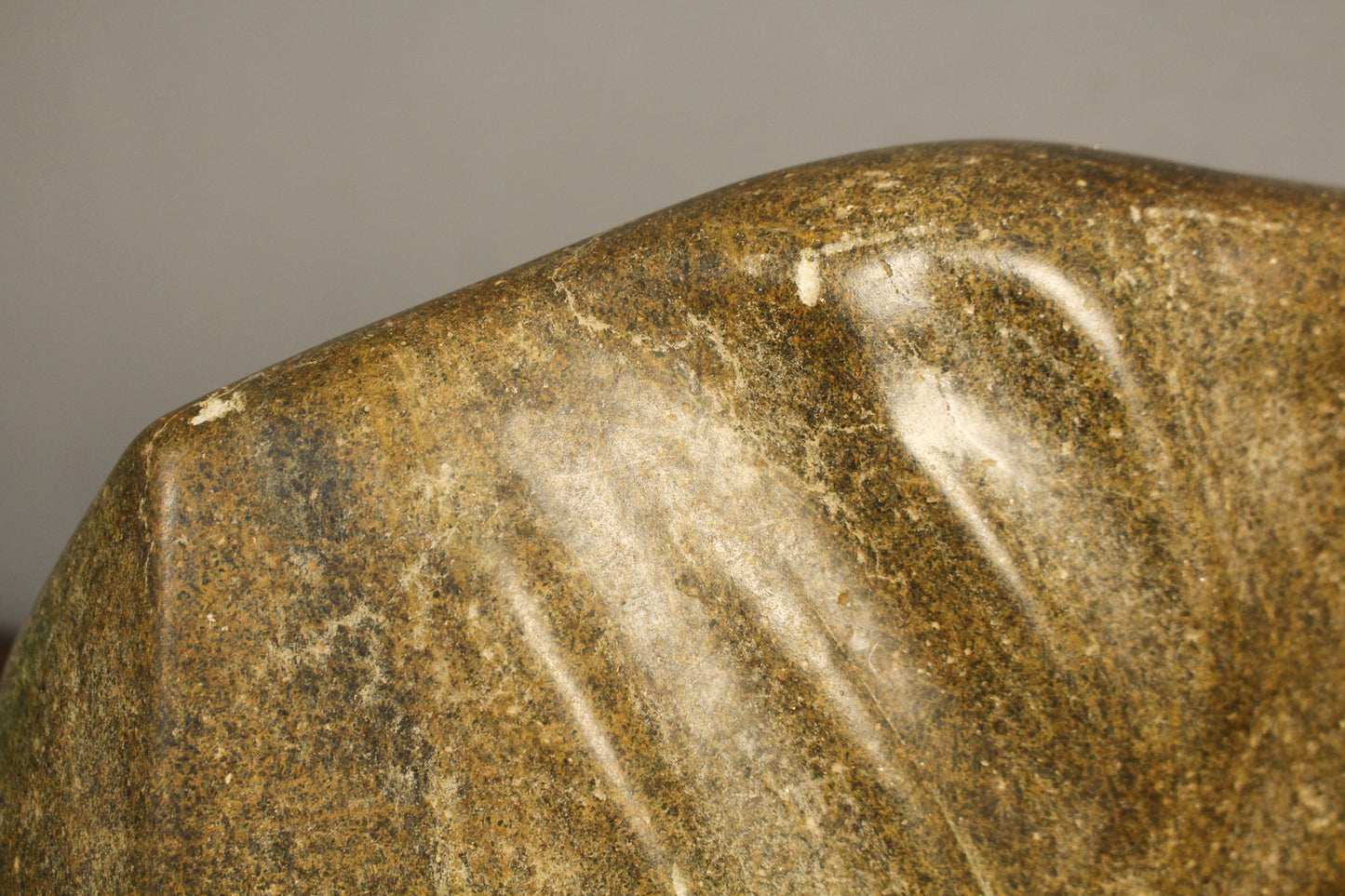 Carved Head Stone Sculpture