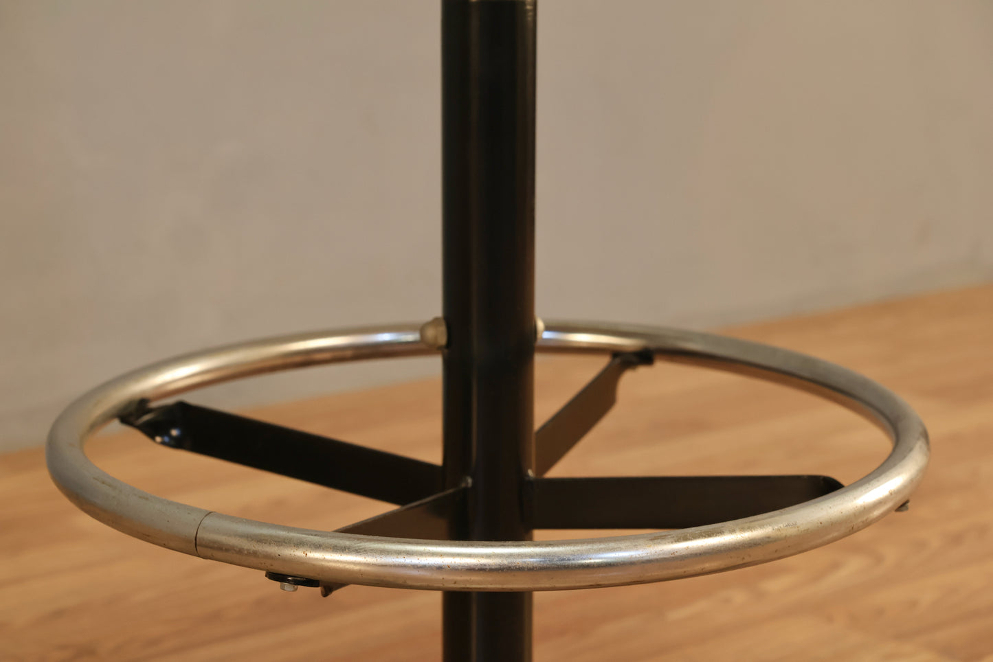 Atomic Black Vinyl Bar Stool - ONLINE ONLY