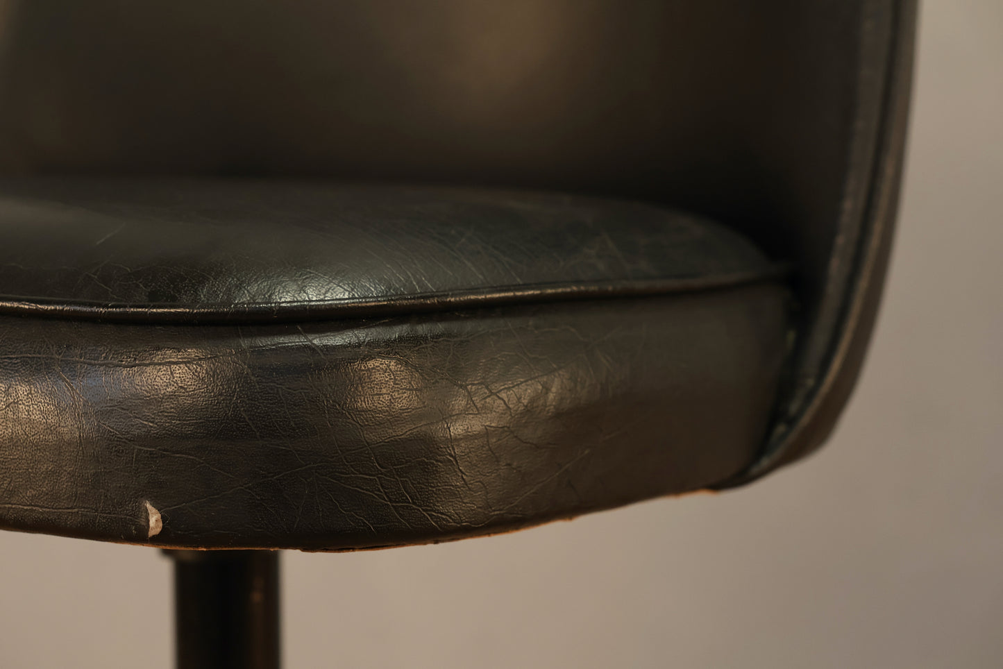 Atomic Black Vinyl Bar Stool - ONLINE ONLY
