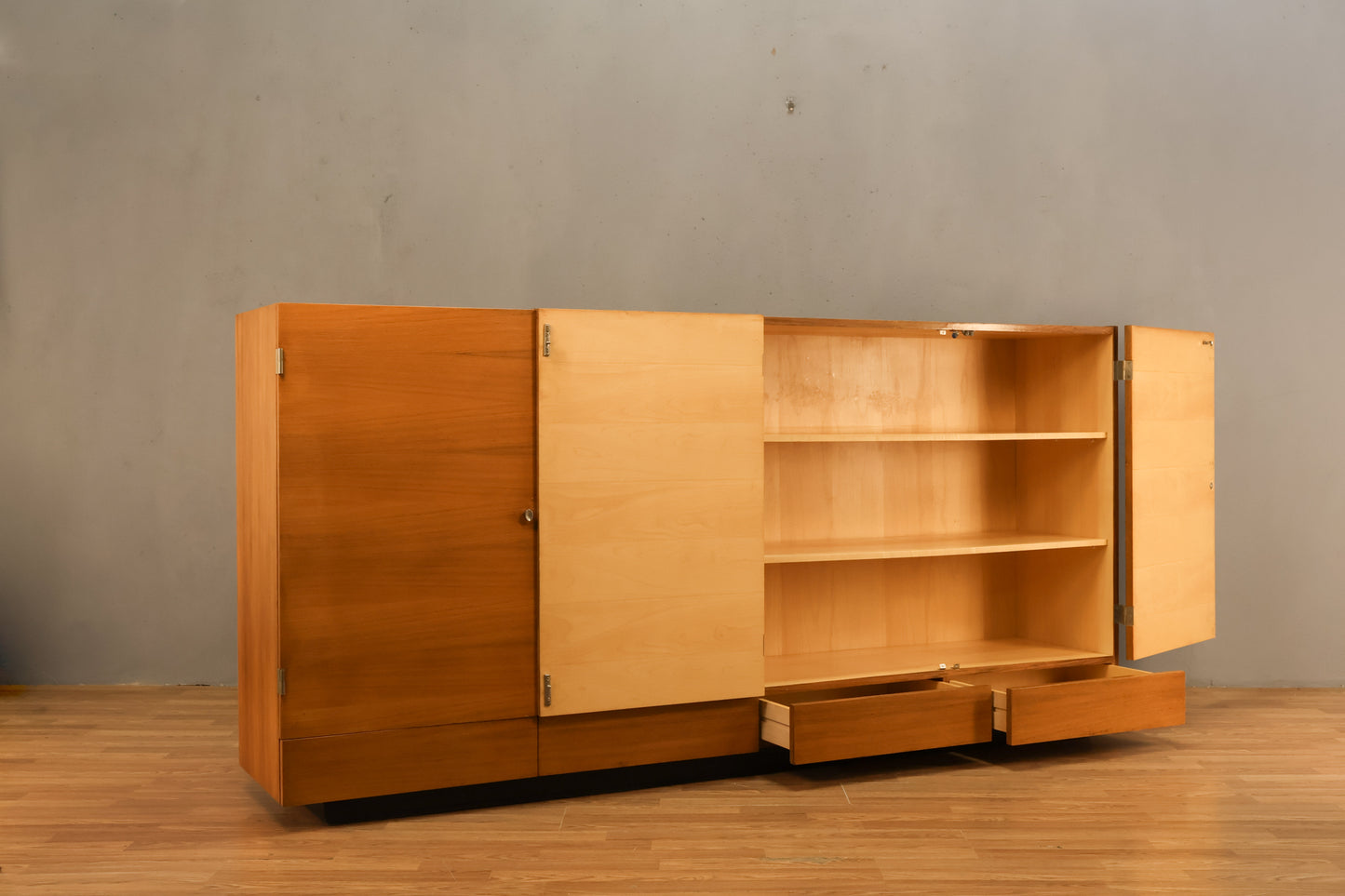 Large Leo Bub German Teak Wall Unit - ONLINE ONLY