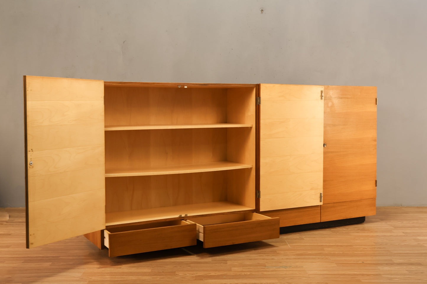 Large Leo Bub German Teak Wall Unit - ONLINE ONLY