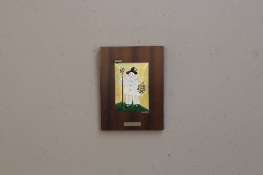 Small Picasso "Paul As Pierrot" Enamel Art