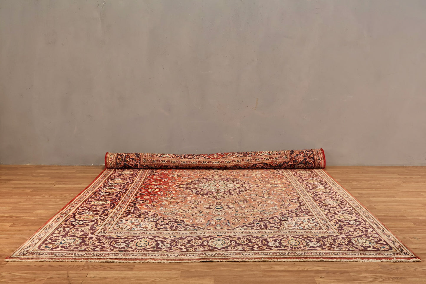 Large Amethyst & Ruby Wool Rug - ONLINE ONLY