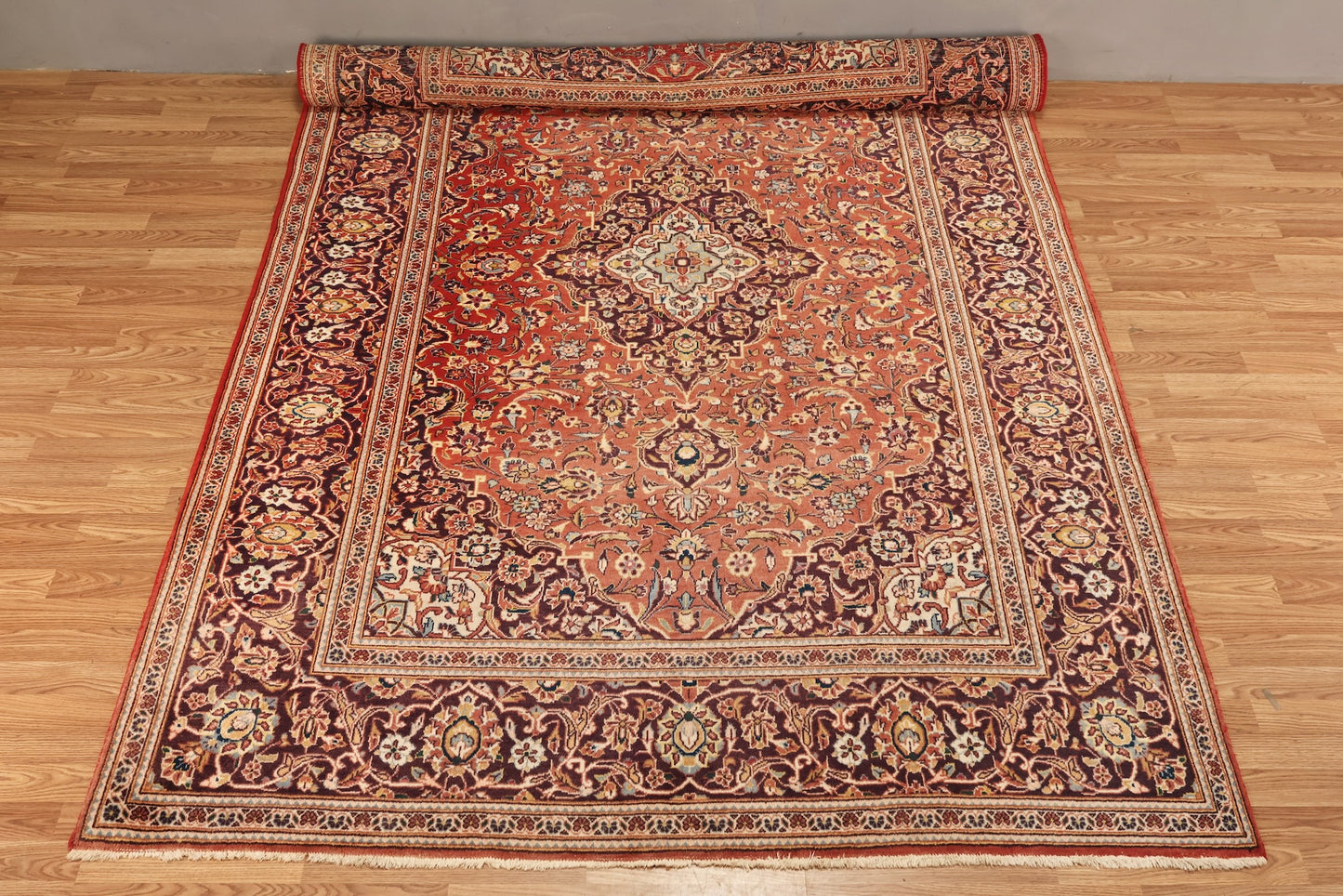 Large Amethyst & Ruby Wool Rug - ONLINE ONLY
