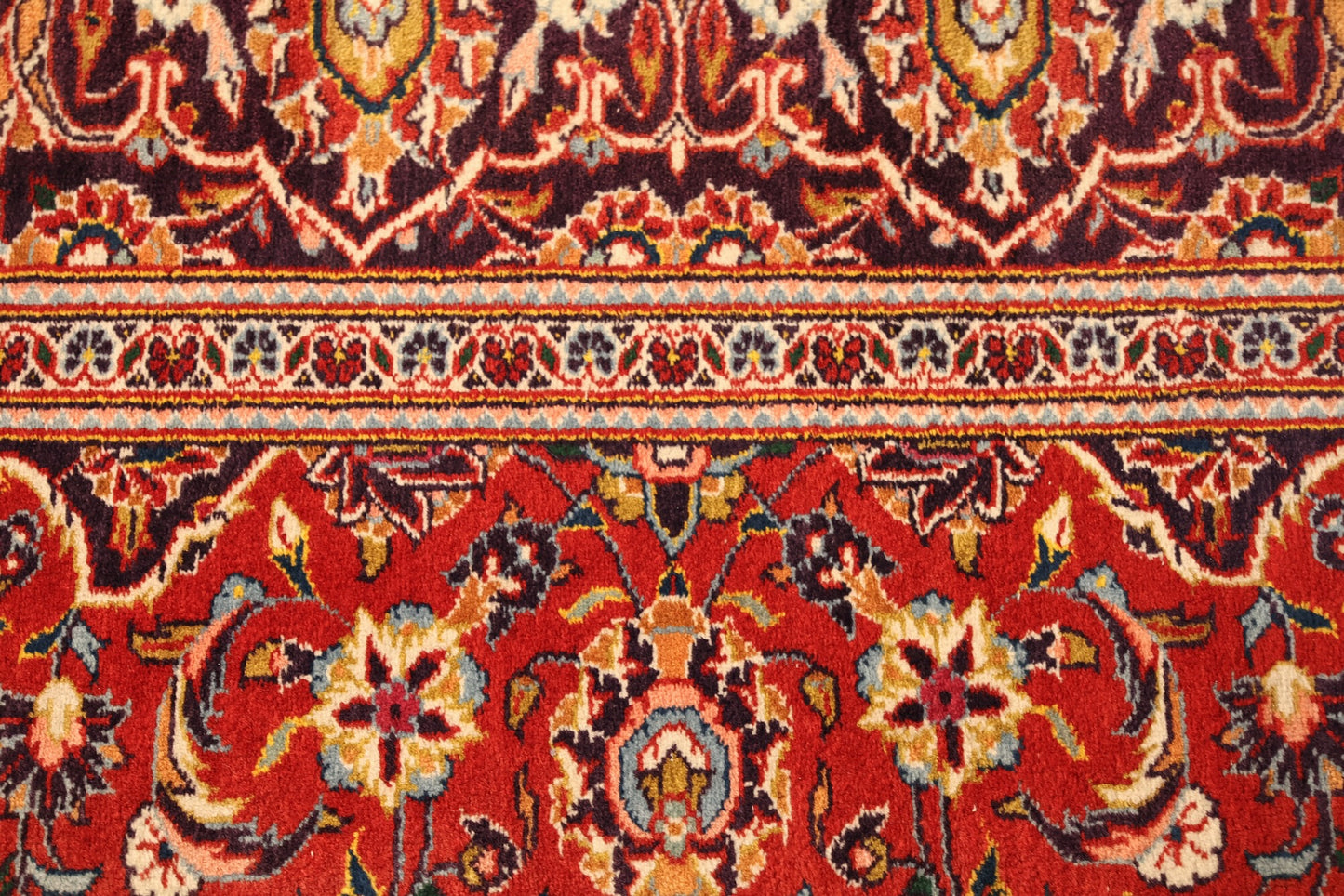 Large Amethyst & Ruby Wool Rug - ONLINE ONLY