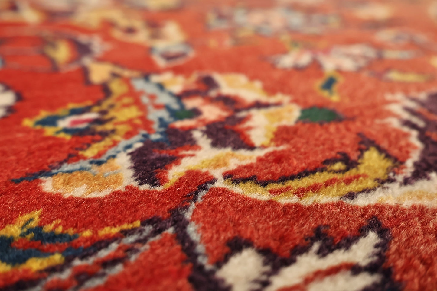Large Amethyst & Ruby Wool Rug - ONLINE ONLY