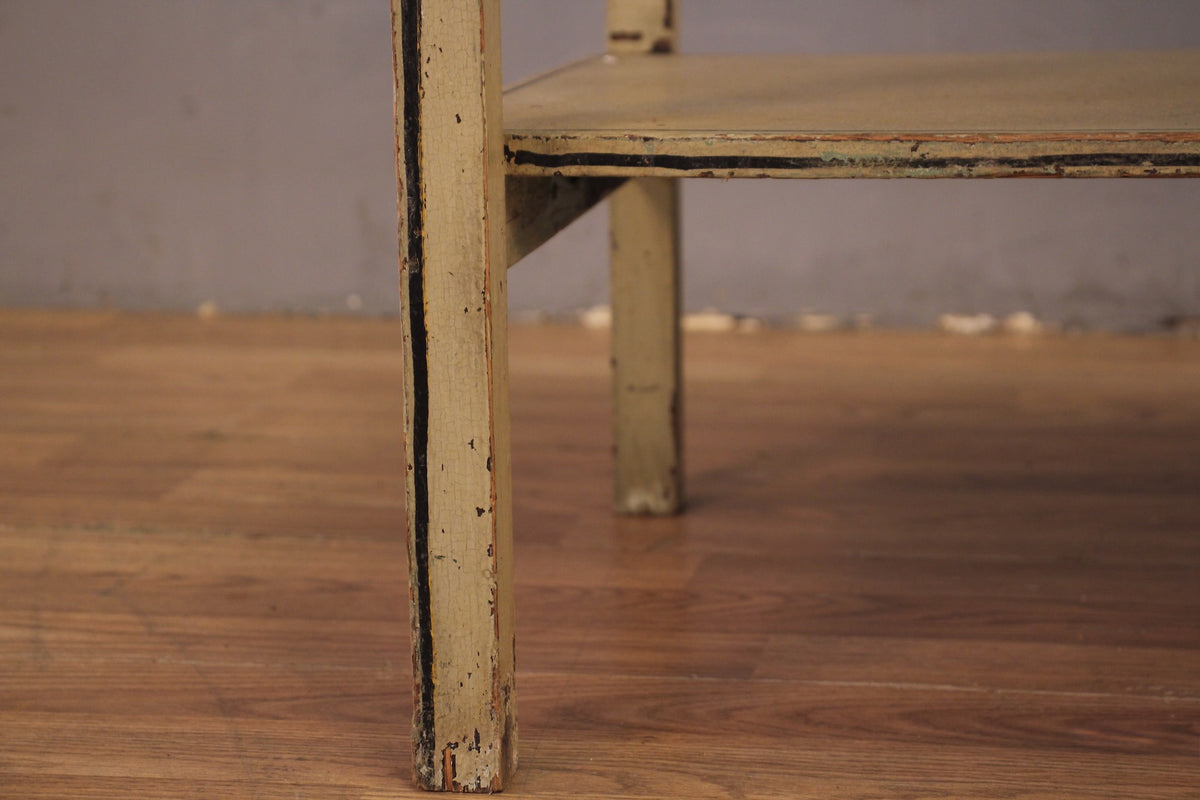 Rustic Mint & Sunflower 1-Drawer Table