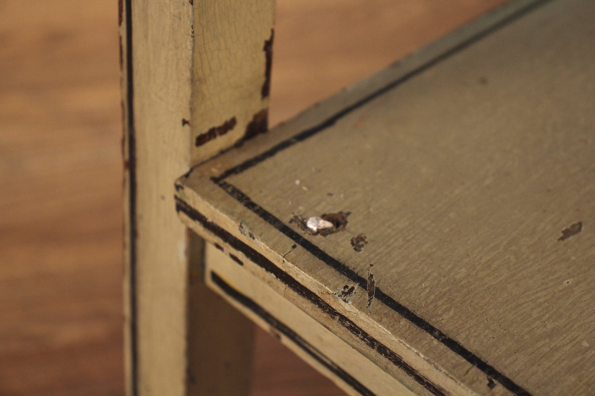 Rustic Mint & Sunflower 1-Drawer Table