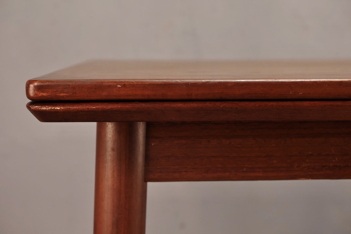Teak Dining Table With Built-In Leaves - ONLINE ONLY