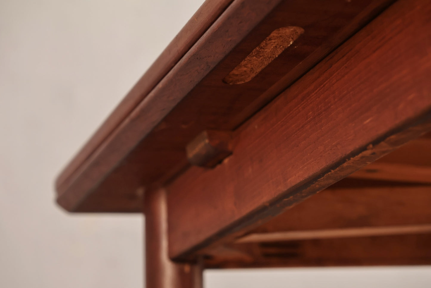 Teak Dining Table With Built-In Leaves - ONLINE ONLY
