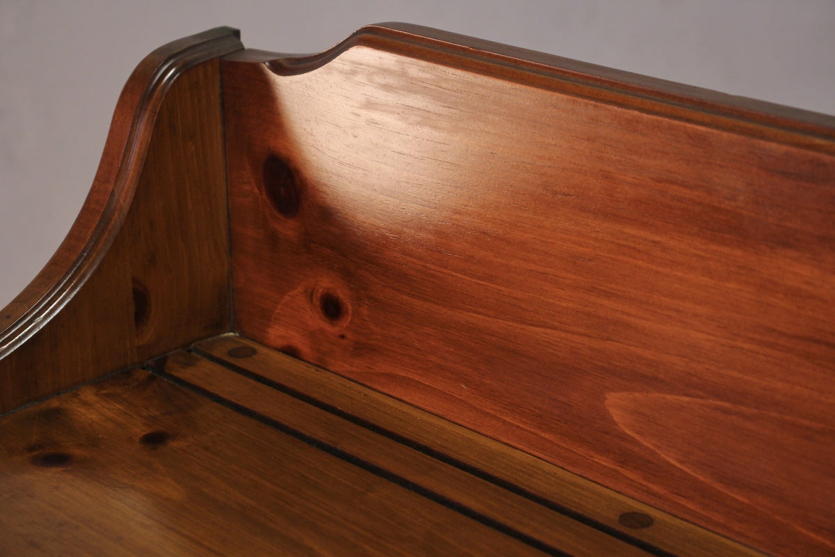Large Colonial-Style Pine 8-Drawer Hutch