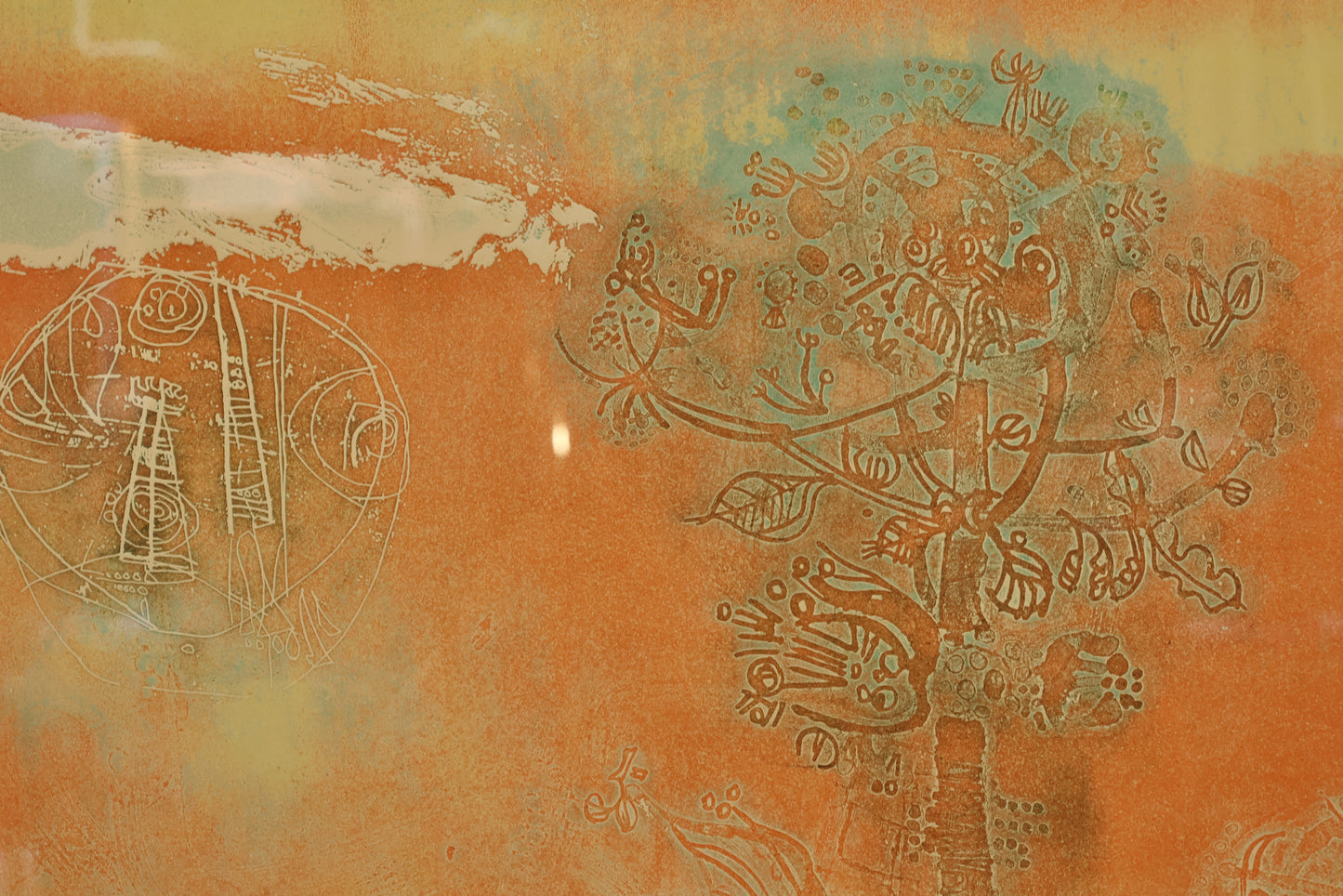 "Promenade" Shoichi Hasegawa Relief Etching