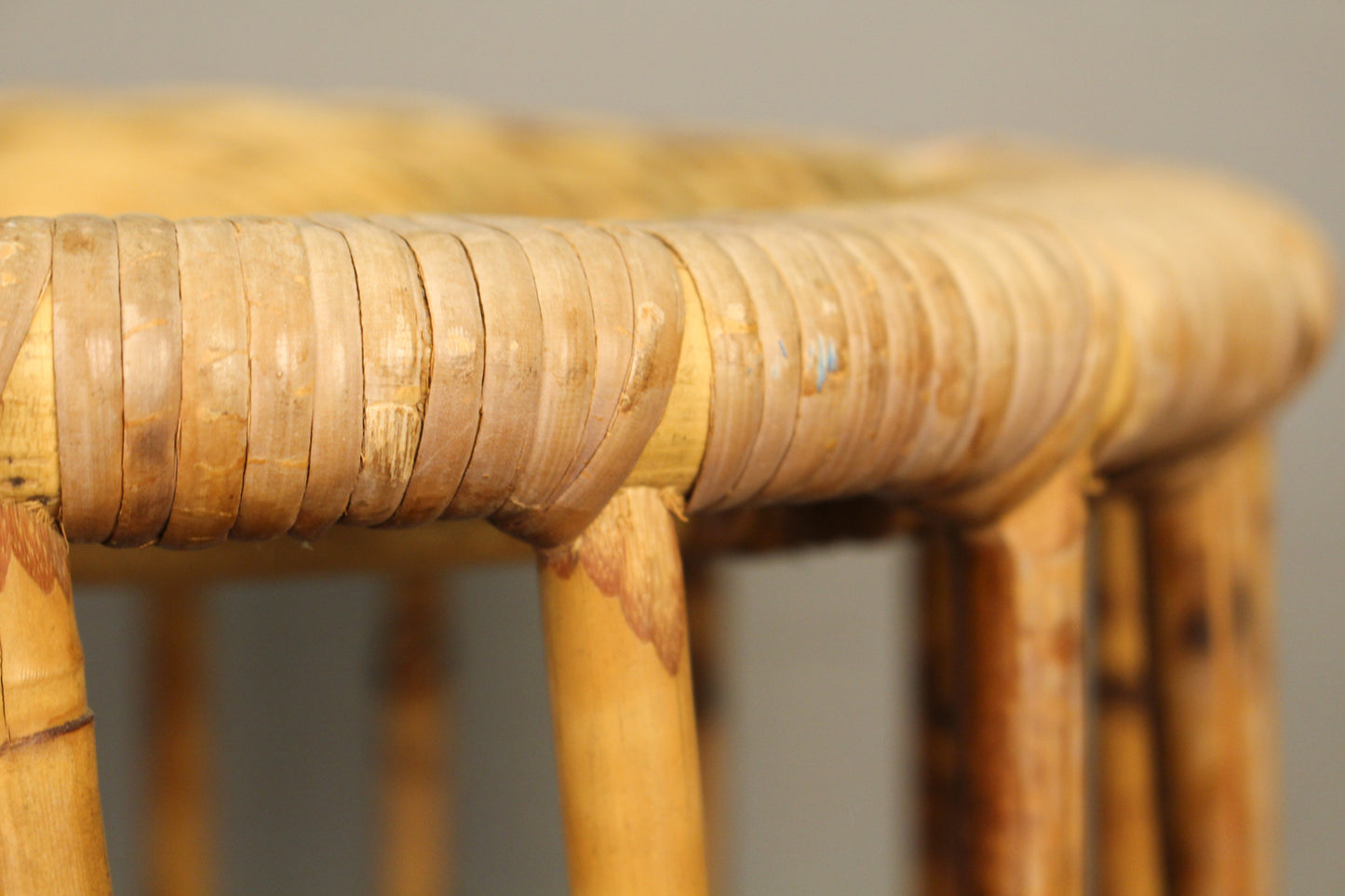 Bamboo & Rattan Plant Stand