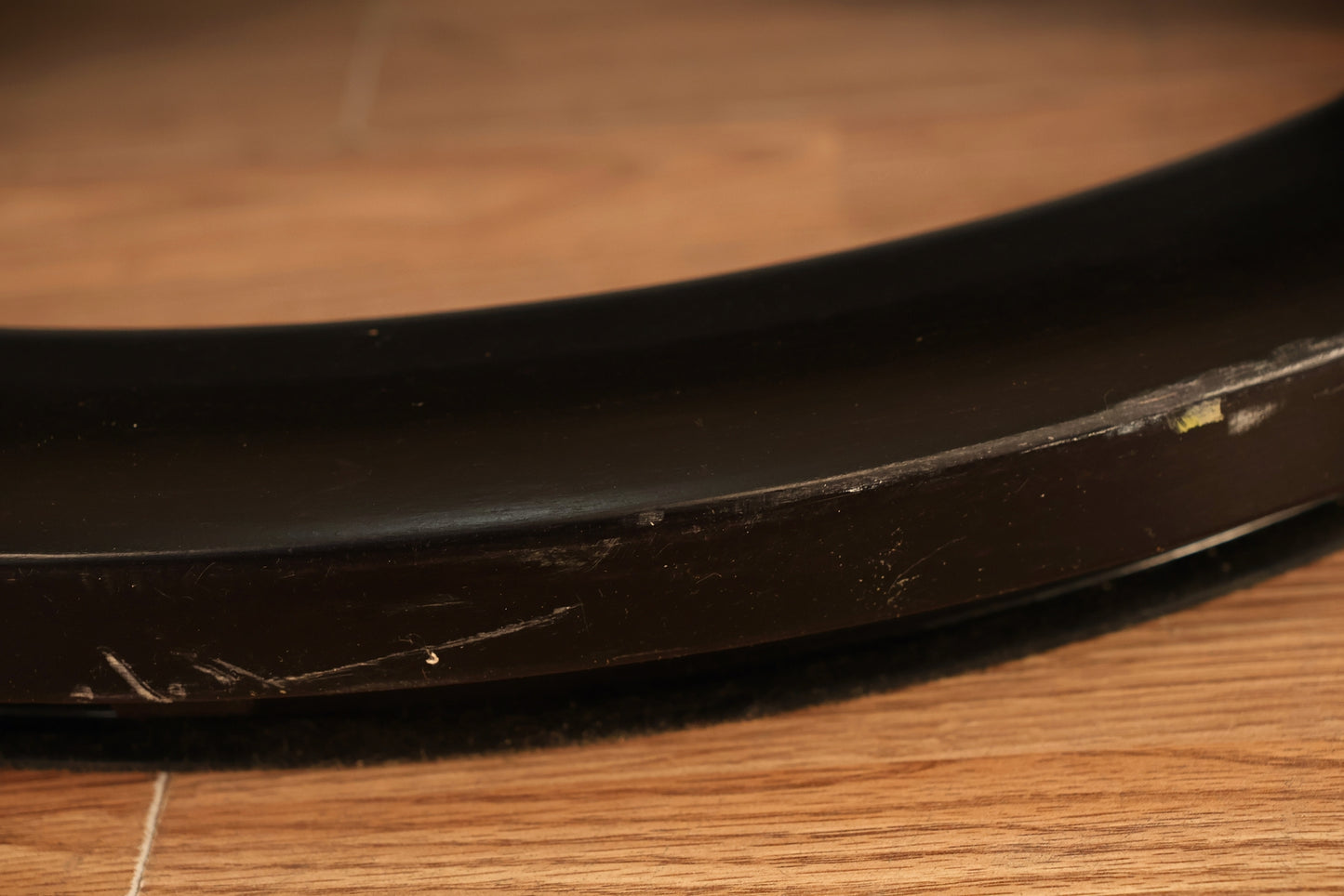 Ivory Leather Ekornes Lounge Chair & Ottoman