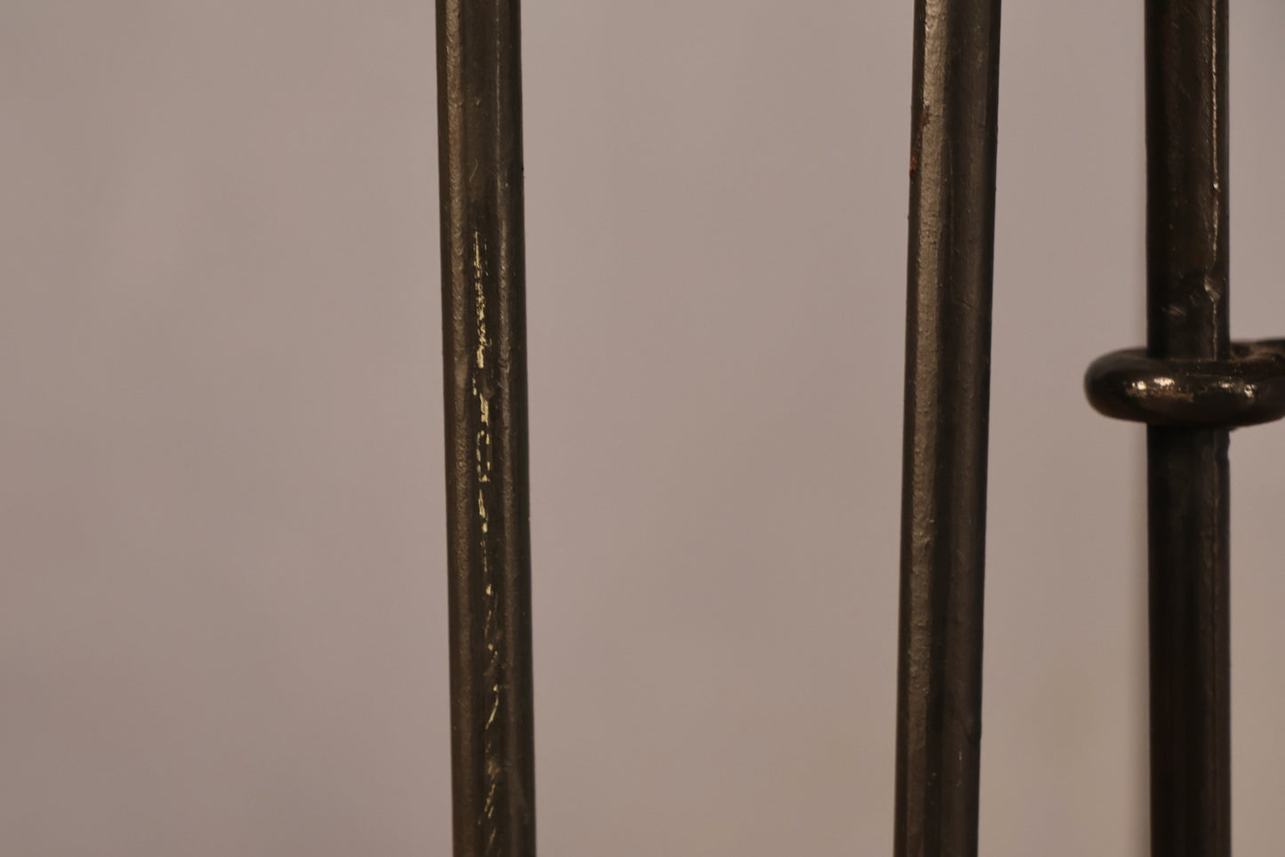 Trio of Wicker & Iron Nesting Side Tables