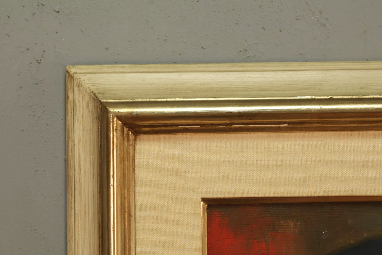 Mid Century "Nefertiti Bust" Painting