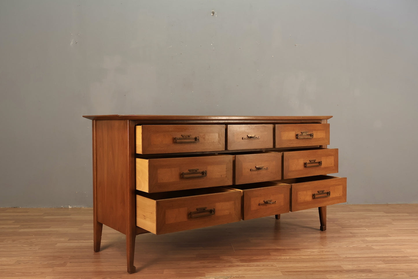 Regal Walnut 9-Drawer Dresser