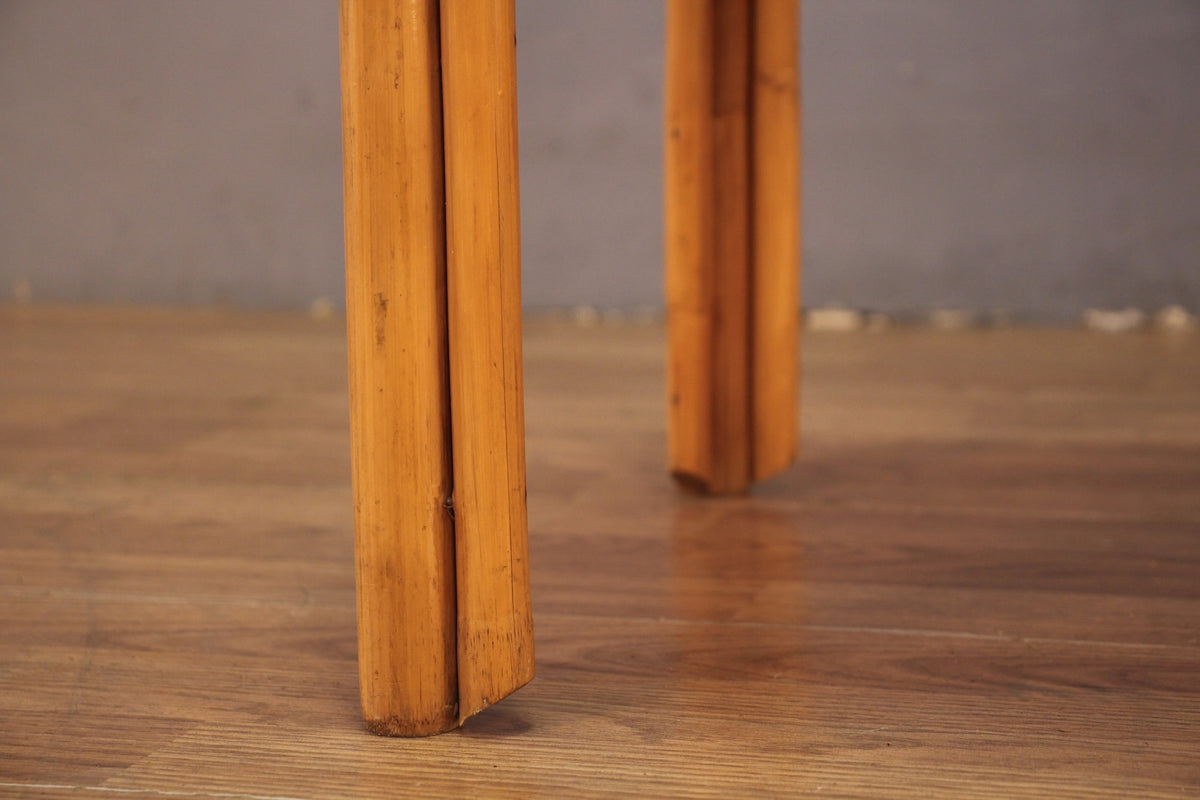 Bamboo & Rattan Side Table