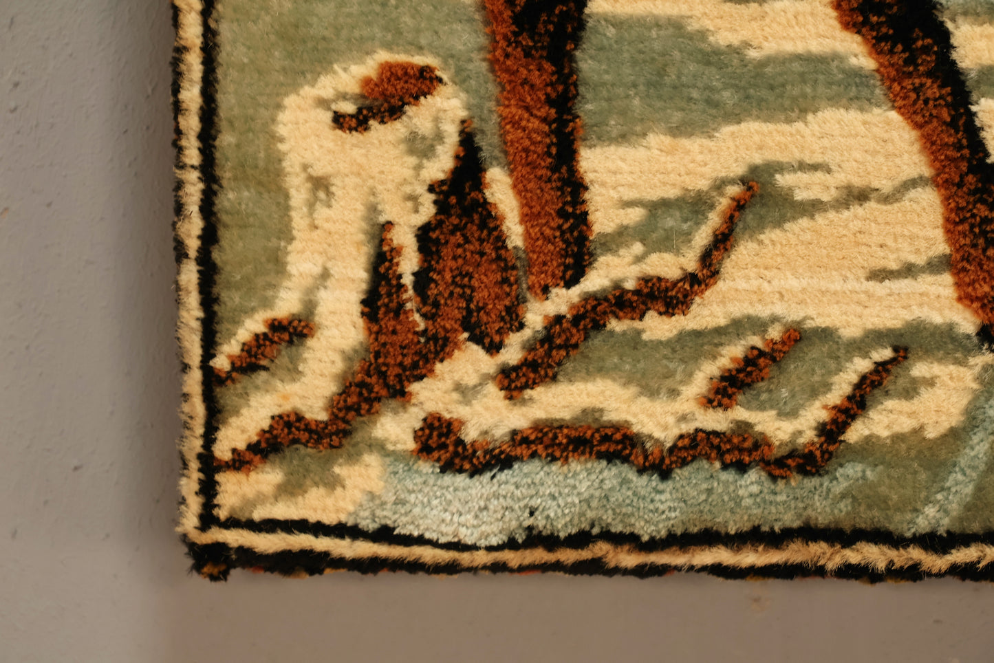 "Winter Morning Deer" Textile Art