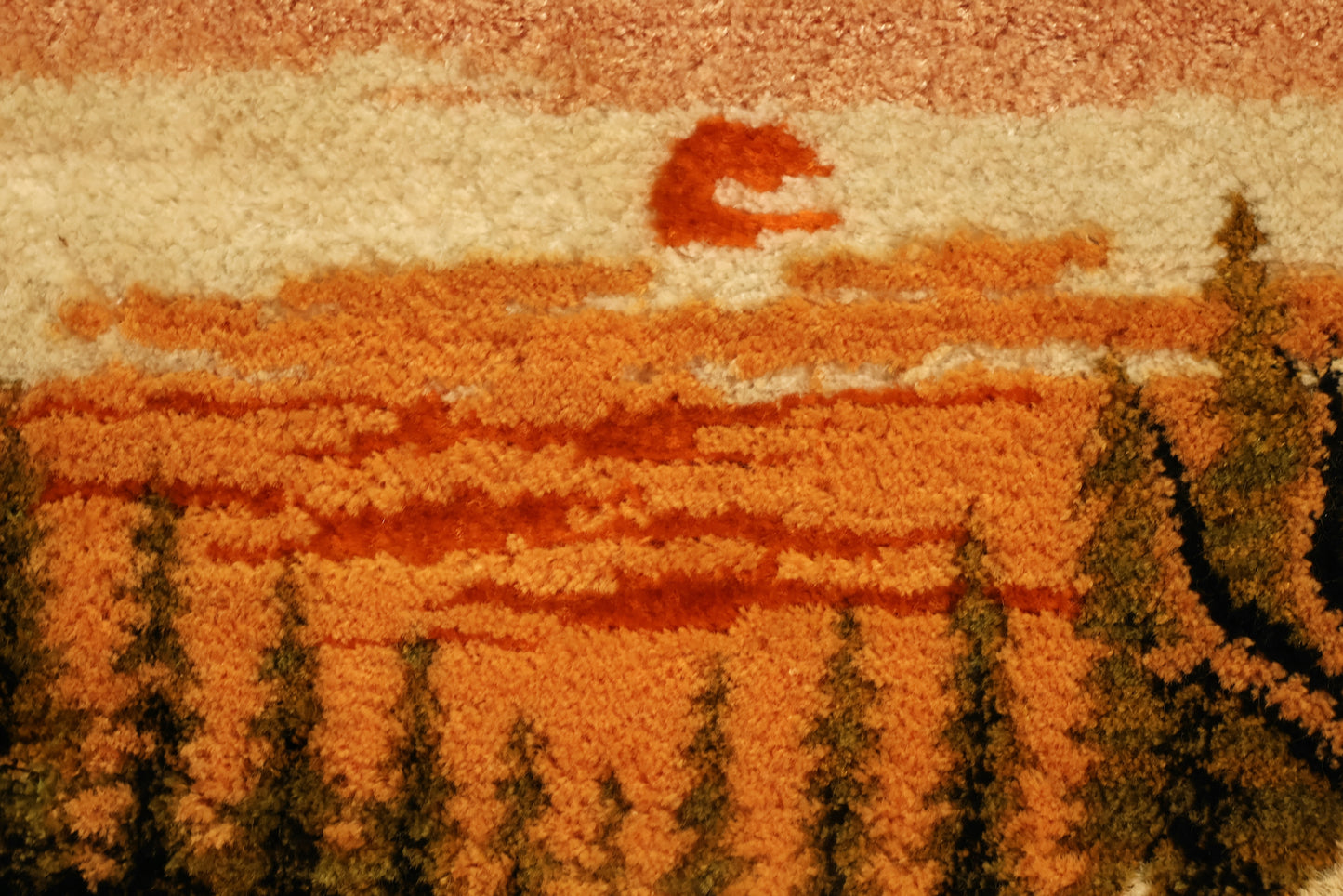 "Winter Morning Deer" Textile Art