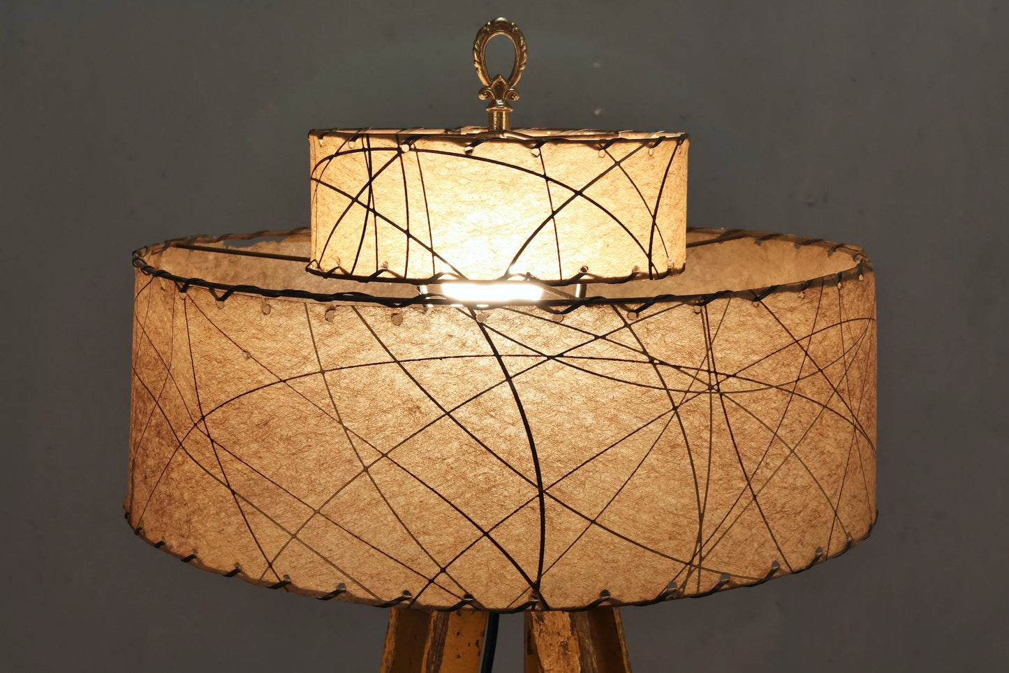 Reclaimed Surveyor's Tripod Floor Lamp