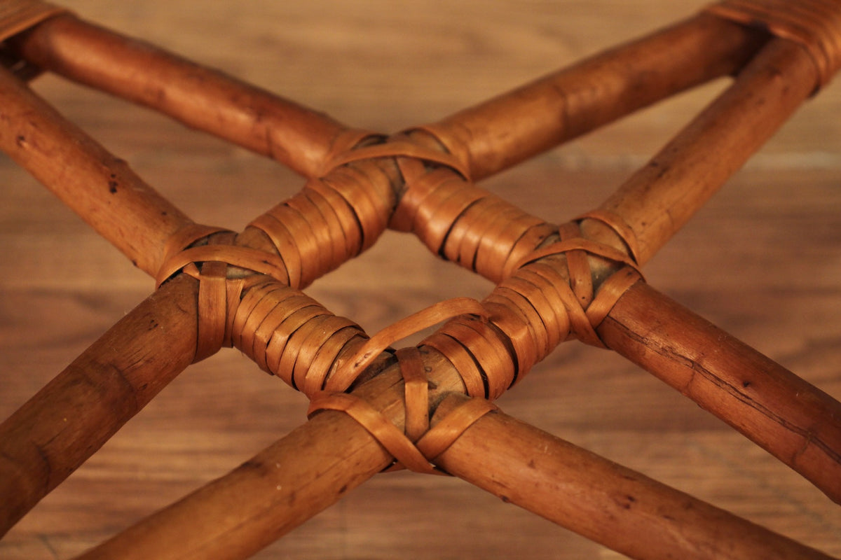 Simple Rattan Stool