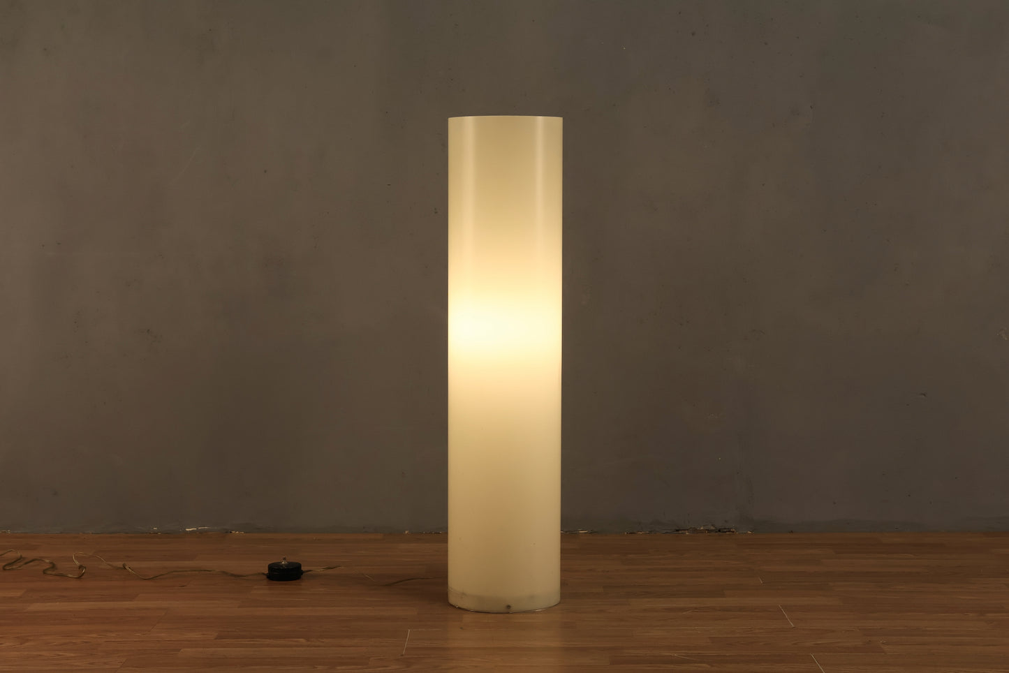 Tall Mid Century Cylinder Floor Lamp