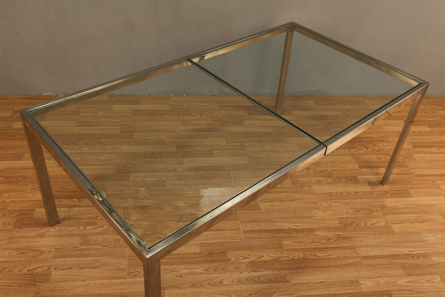 Large Milo Baughman-Style Dining Table - ONLINE ONLY