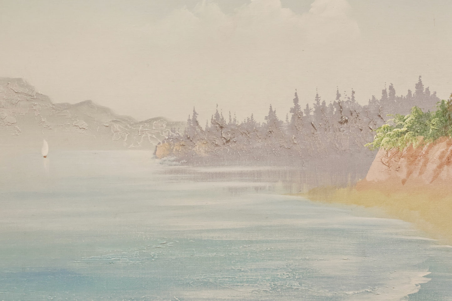 Large "Misty Cove" Painting