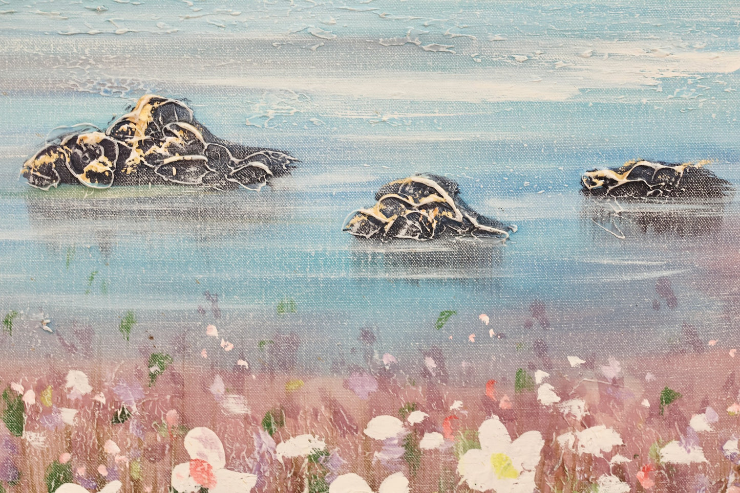 Large "Misty Cove" Painting