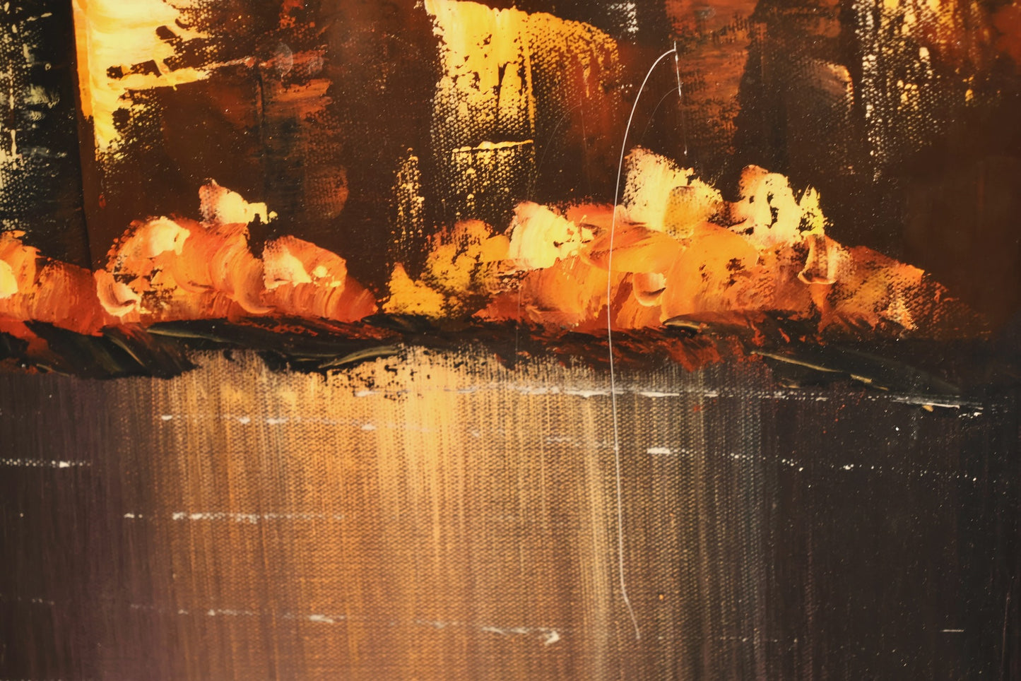 Large "Manhattan - Dusk" Lacquered Painting
