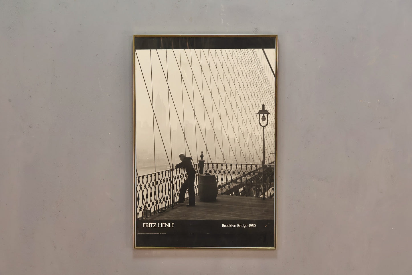 "Brooklyn Bridge 1950" Print