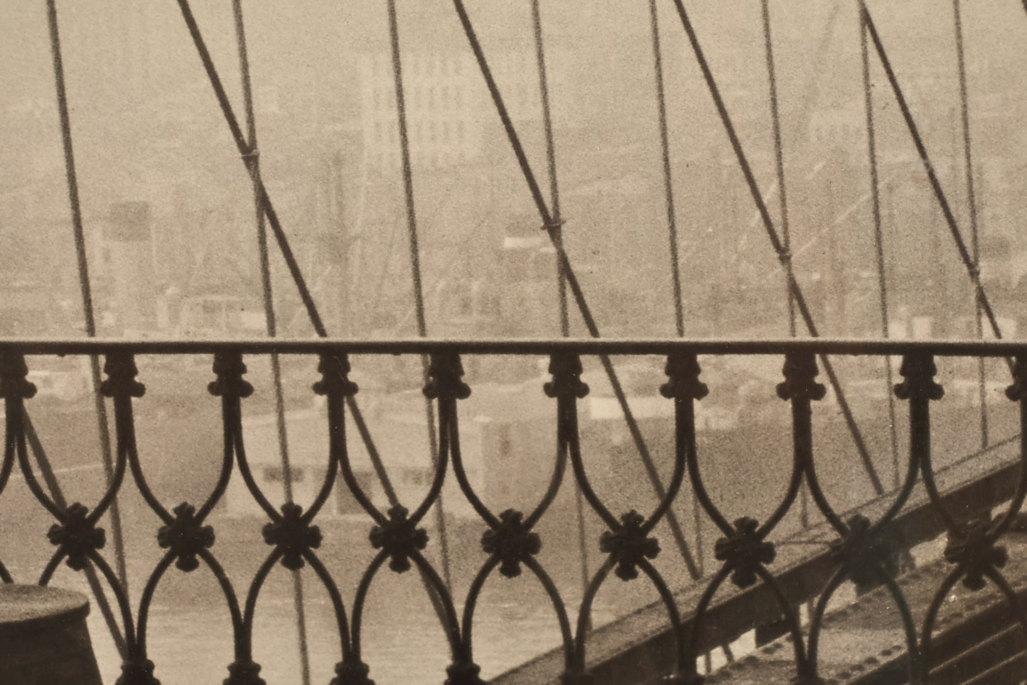 "Brooklyn Bridge 1950" Print